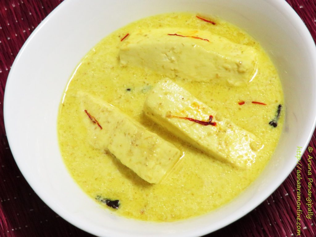 Chaman Kaliyan Kashmiri Paneer