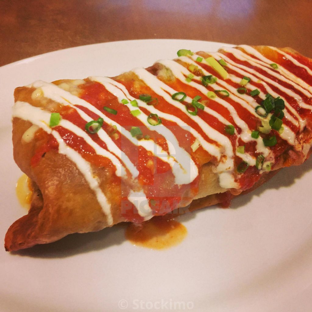 Chimichanga American-Mexican Fusion Dish