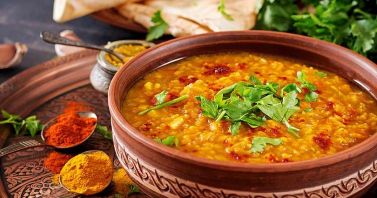 Red Lentil Curry or Masoor Dal from Meghalaya