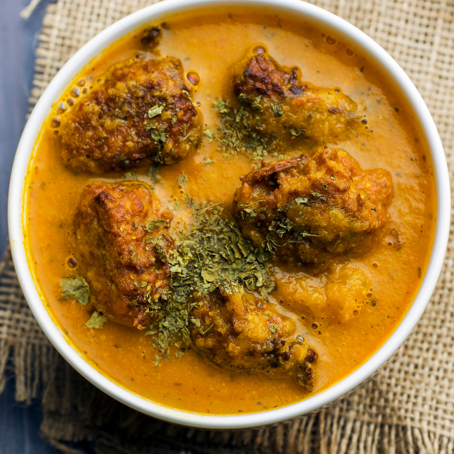 zucchini kofta curry